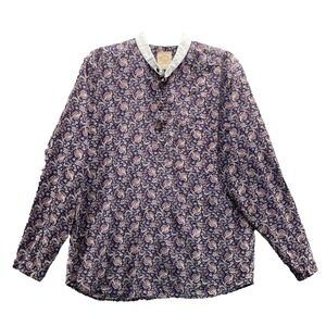 Vintage Wah Maker Shirt Women Large Western Frontier Prairie Rodeo Victorian USA